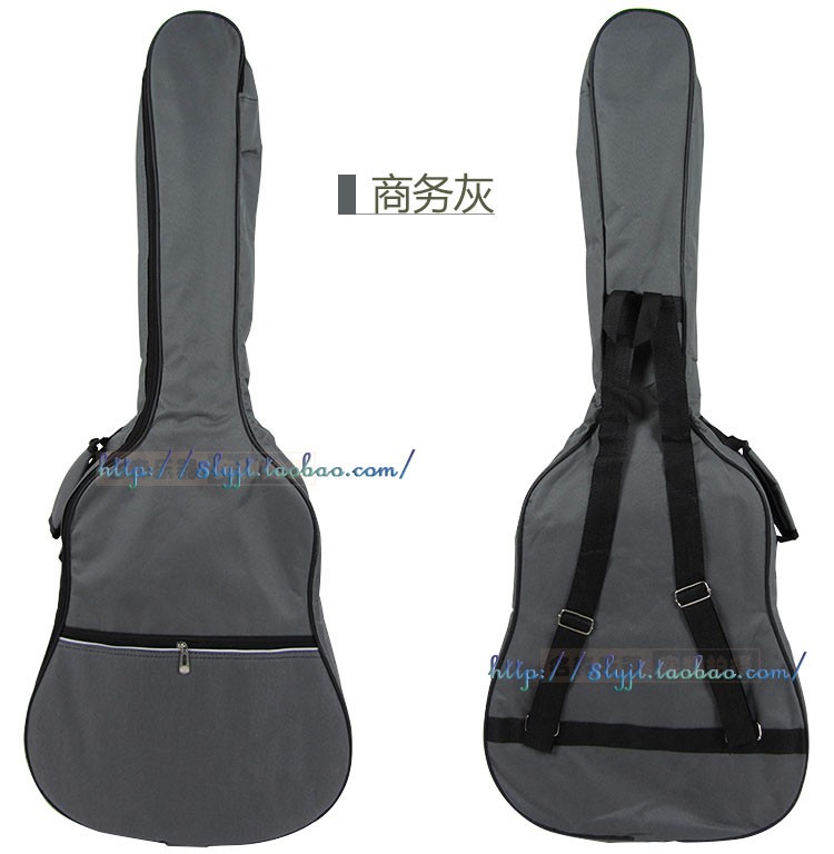 余豹(個體經營)特價促銷 39-41寸加厚海綿雙肩吉他包，多色可選